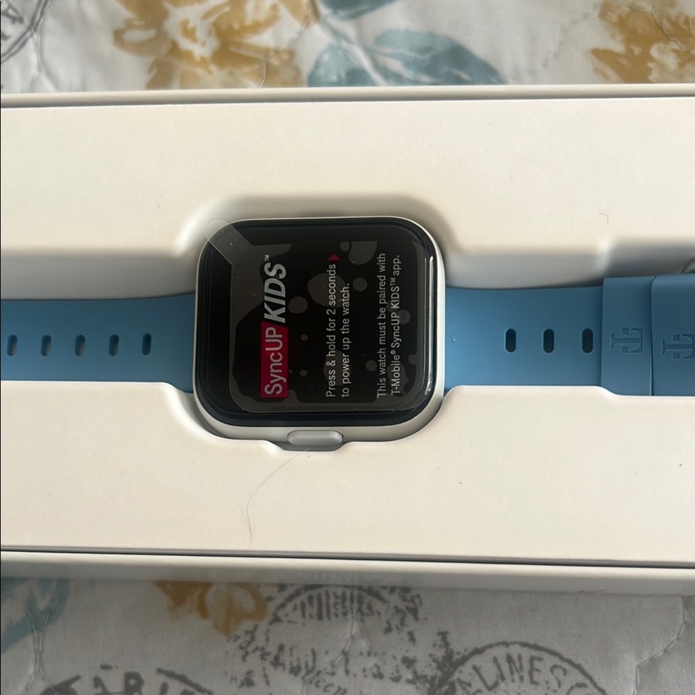 Modern Blue Square Face Watch